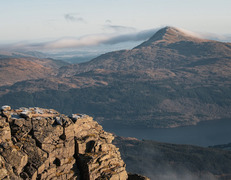 Widok z Cobbler na Loch Lomond fot. MIchał Łukaszewicz